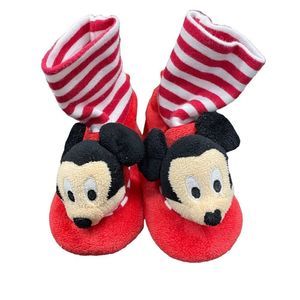 12-18 Months DISNEY Baby Mickey Mouse Slippers